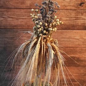 Dried lavender twigs bouquet 25 cm