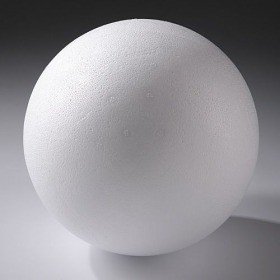 Styrofoam ball, diameter 8 cm