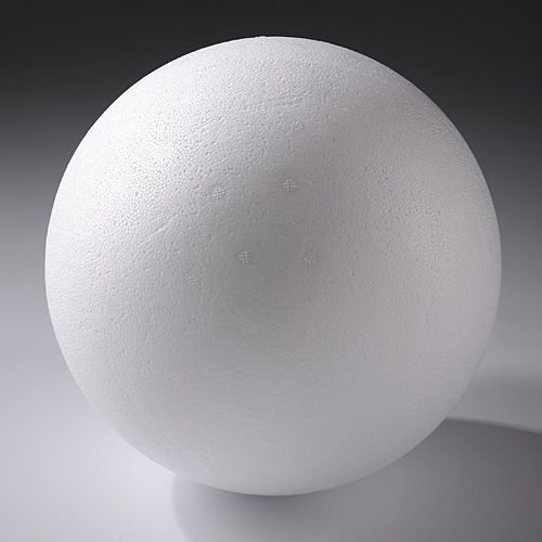 Styrofoam ball, diameter 20 cm | Styrofoam ball 200 mm | styrofoam ...