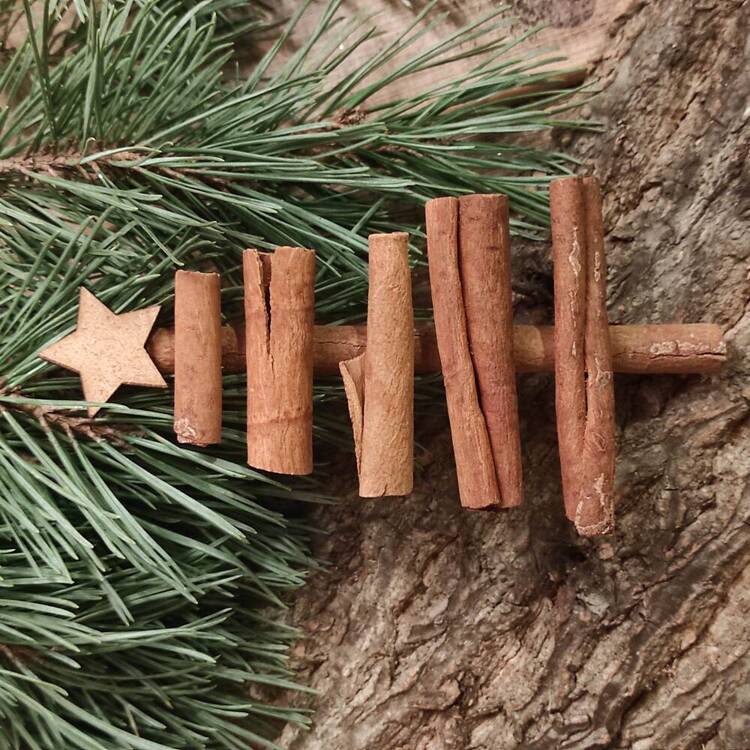 Christmas decorations, 12/16 cm jute rope Christmas tree