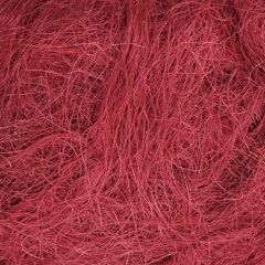 Natural sisal, prepacked, 50 g, dark pink