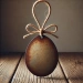 Wooden Easter eggs wz. 2. Christmas spring pendants 80 mm / 4 pcs.