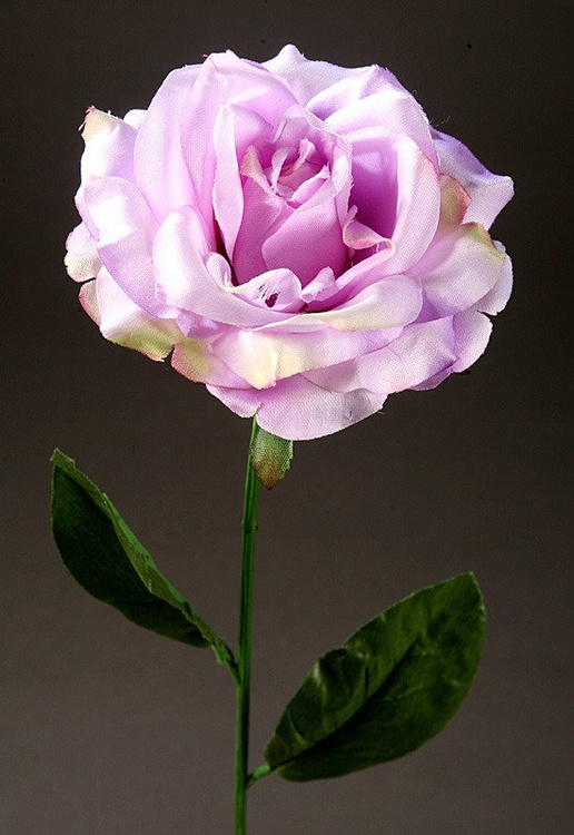 Artificial flower Rose on the branch - light purple