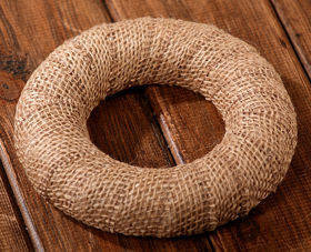 Jute wreath natural ca. 25 cm