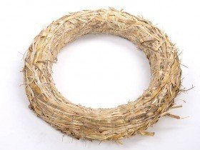 Wreath of straw 25 / 4 cm