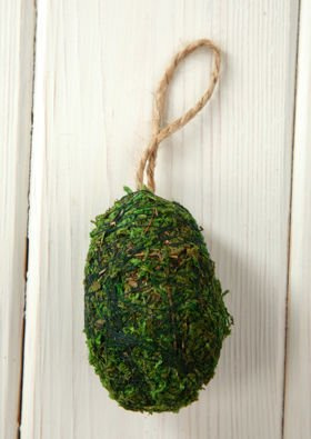 Eggs from moss 6 cm 3 pcs / box - Pendants