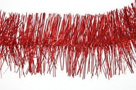 Christmas chain, red, length 2.7 m