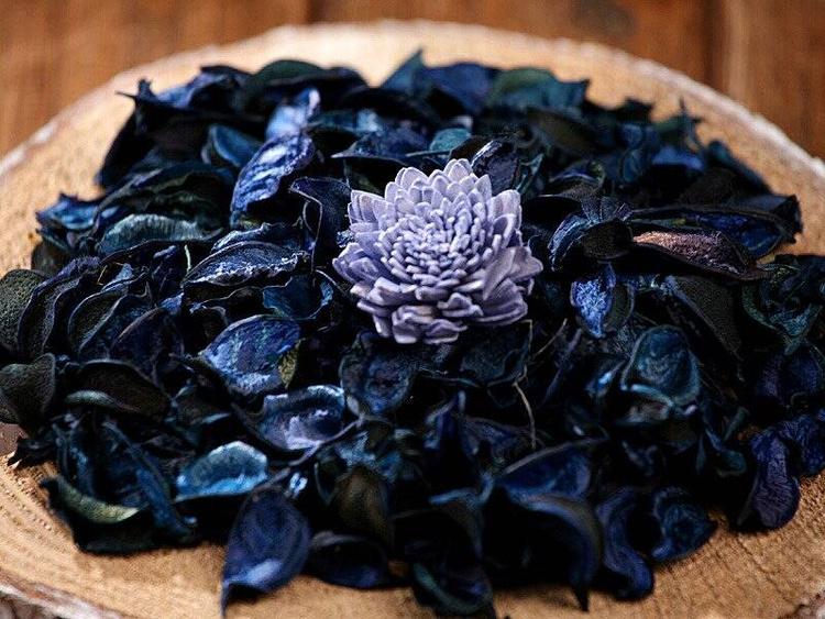 Dried salt flowers 45-50 pcs / pack - pastel purples