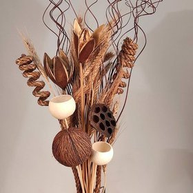 Bouquet of dried plants 40-50 cm