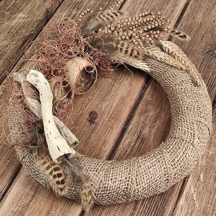 Jute ribbon 5cm x 10 m - natural