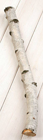 Birch log diameter of 3 - 5 cm, length 40 cm