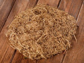 Curly moss mat ca. 30cm gold