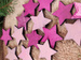 Wooden Christmas decorations, Wooden stars 3 cm-12 pcs / pack