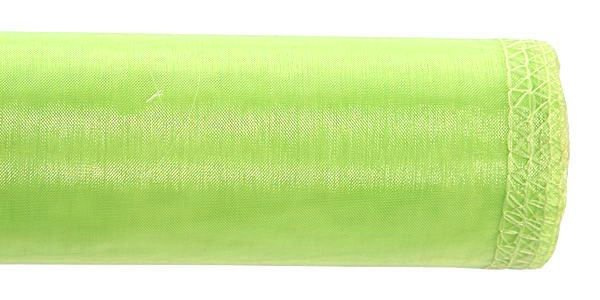 Organza, trimmed 40 cm, length 9 rm (summer green)