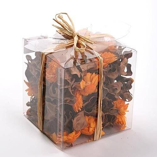 Dried salt flowers 45-50pcs / pack -intense oranges