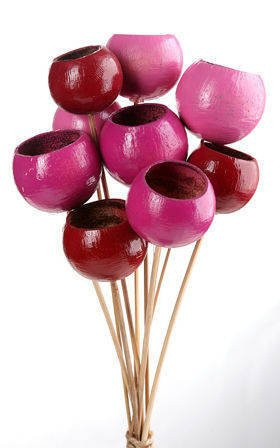 Bouquet of Bell cups Claret-Pink 9 pcs/pkg