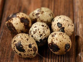 Quail blown eggs 6pcs/pkg