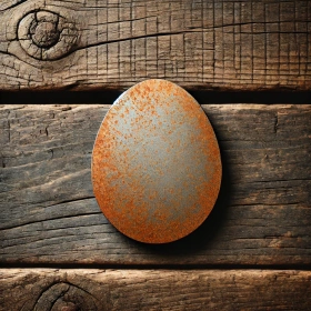 Wooden Easter eggs wz. 2. Christmas spring pendants 80 mm / 4 pcs.