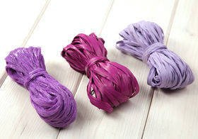 Raffia 3x 15m / W:2cm PURPLE (mix 7)