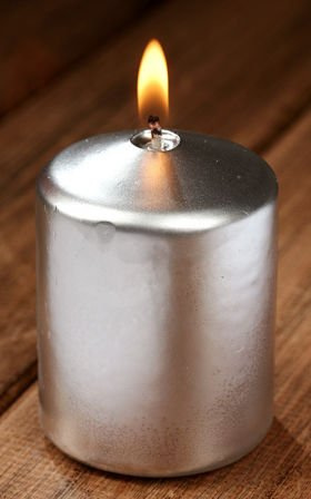 Silver candle 50/100mm