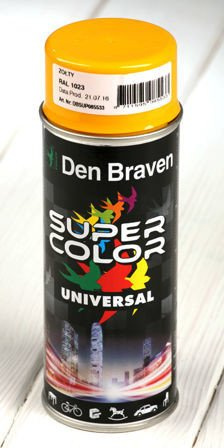 Yellow spray paint 400 ml RAL 1023