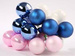 Glass balls on wire, 20- 30 mm, bunch of 18 pcs