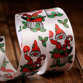 Christmas ribbon width 40mm 3 yd