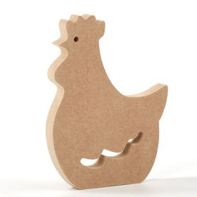 Standing chicken for decorating 190mm