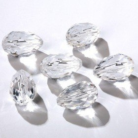 Acrylic diamonds with slot 24pcs/pkg