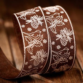 Christmas ribbon width 40mm 3 yd