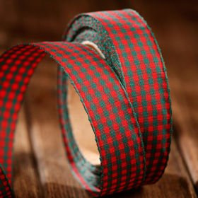 Christmas ribbon width 40mm 3 yd